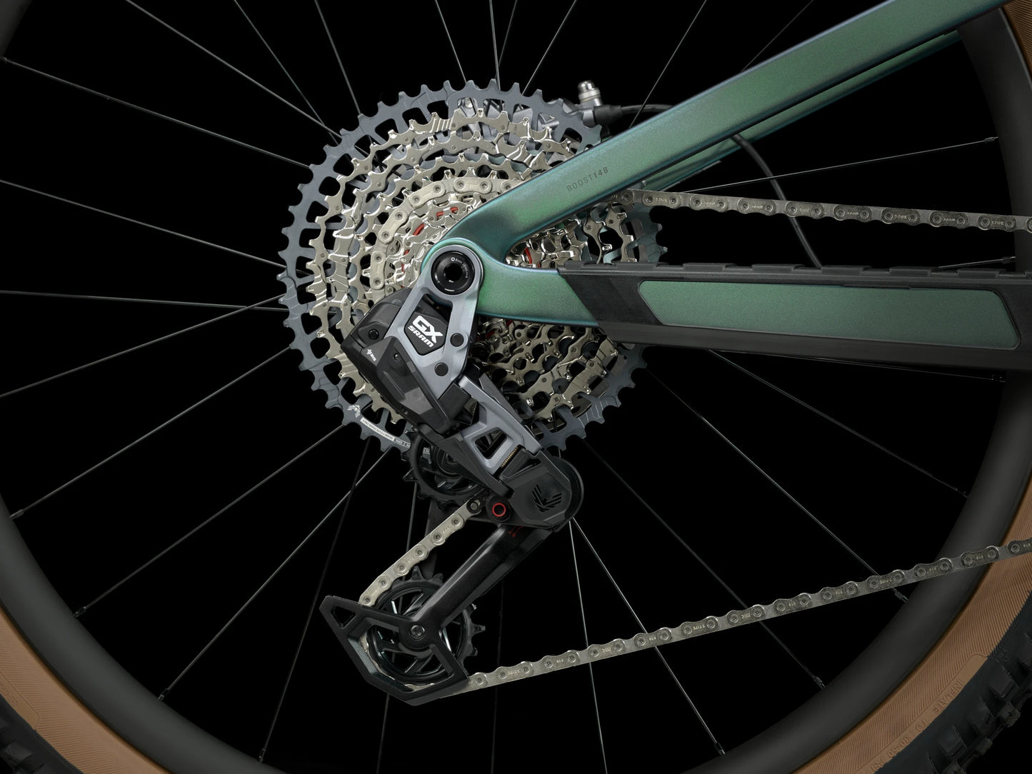 2024 Top Fuel 9.8 GX AXS T-Type Matte Emerald Iris - biket.co.za