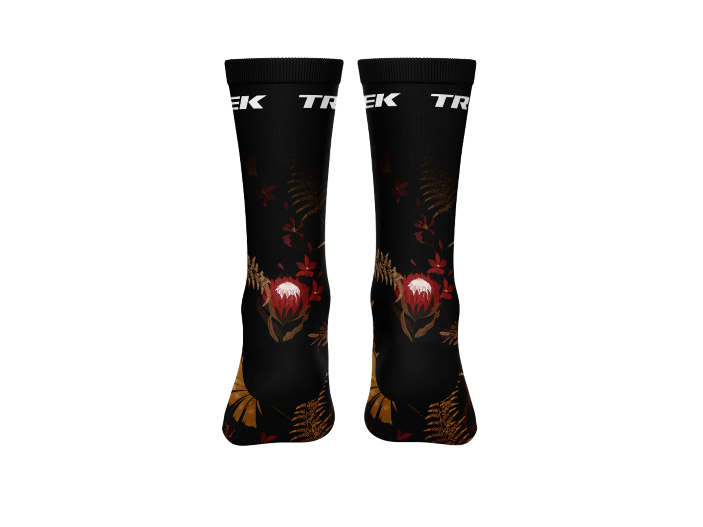 Trek SA Socks- Limited Edition Black/Orange - biket.co.za