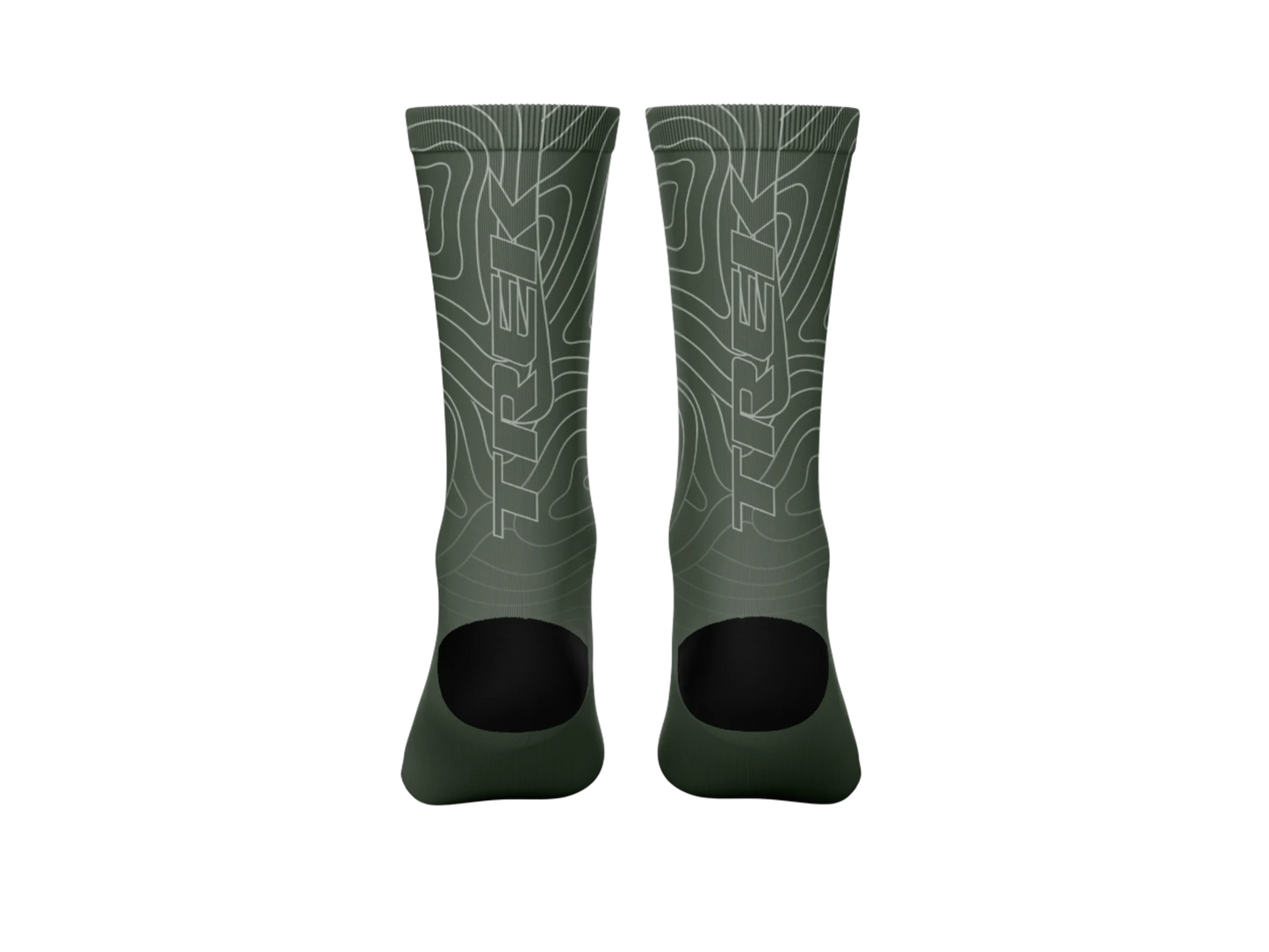 Trek SA Socks- Dark Green - biket.co.za