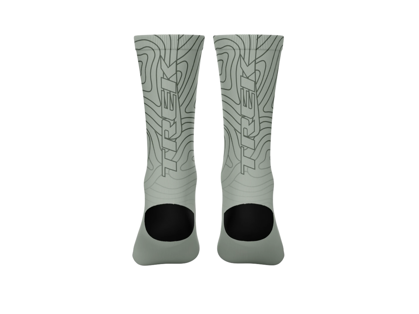 Trek SA Socks- Light Green - biket.co.za