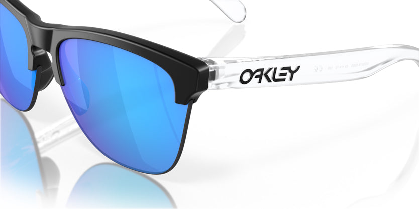 Oakley Frogskins Lite- Matte Black/Clear Prizm Sapphire - biket.co.za