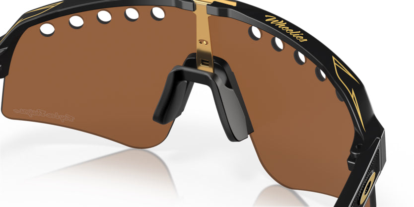 Oakley Sutro Lite Sweep- Troy Lee Designs Matte Black Prizm Tungsten - biket.co.za