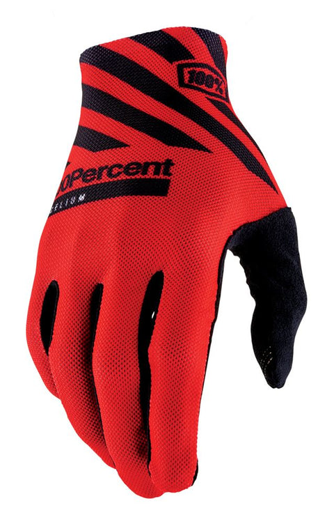 100% Celium gloves - Red - biket.co.za