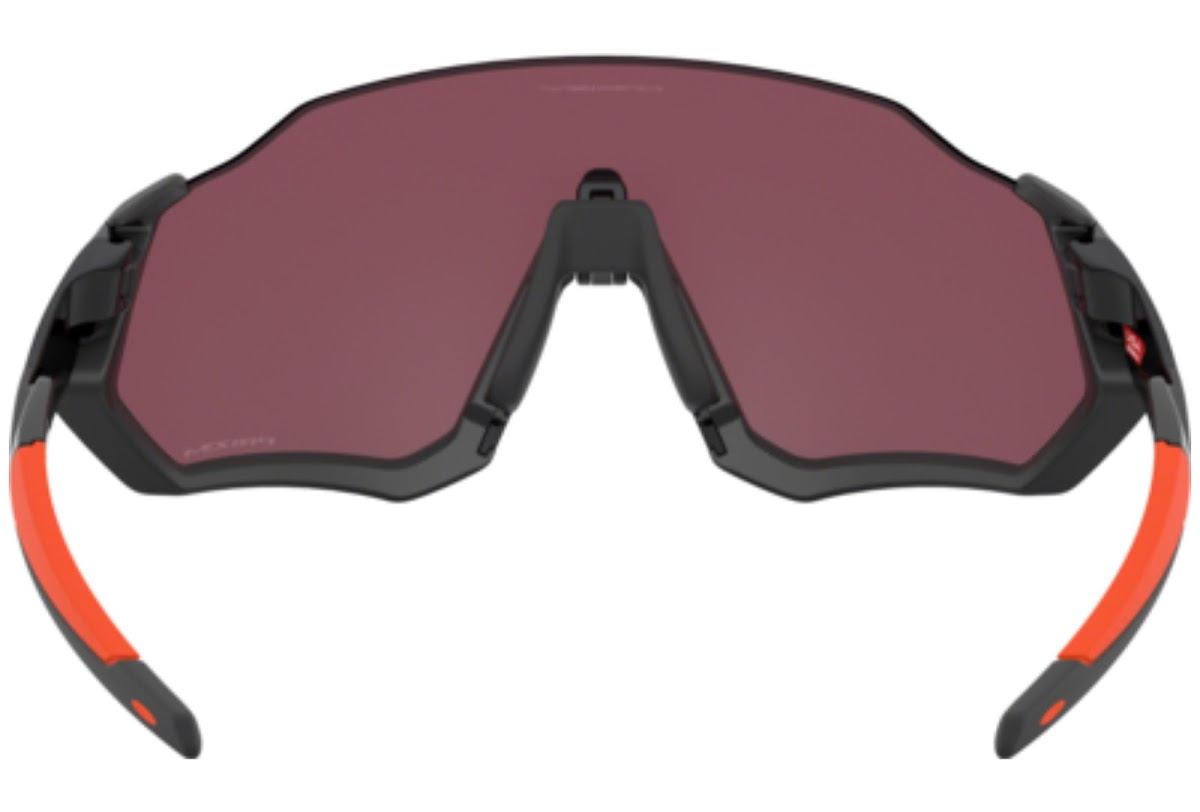 Oakley Flight Jacket - Black / Red - Prizm Road - biket.co.za