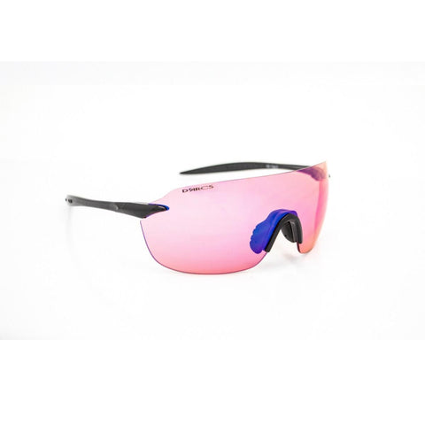 Darcs Single Edge R Frame-Gloss Black L-Red/Purple Mirror - biket.co.za