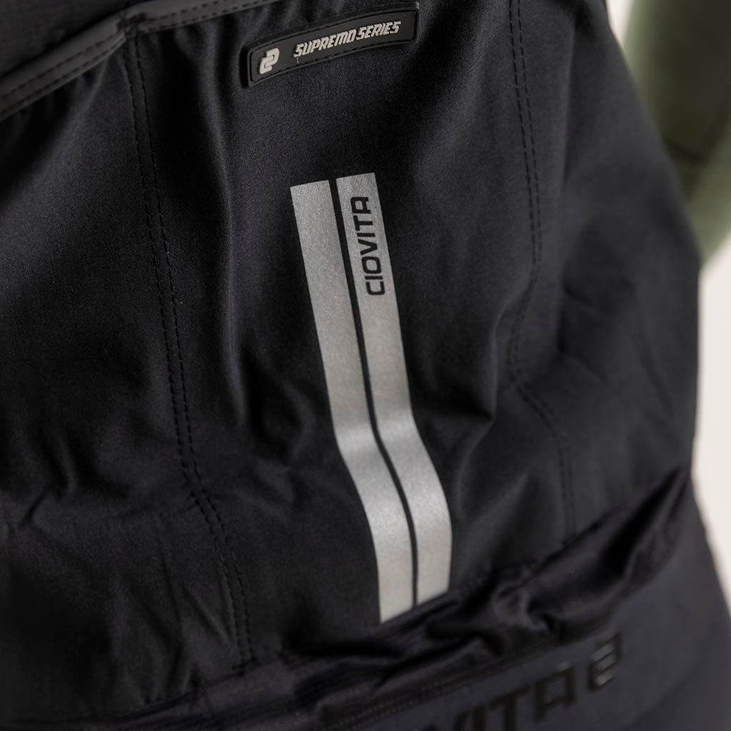 Ciovita Mens Faro Reflective Gilet- Black - biket.co.za