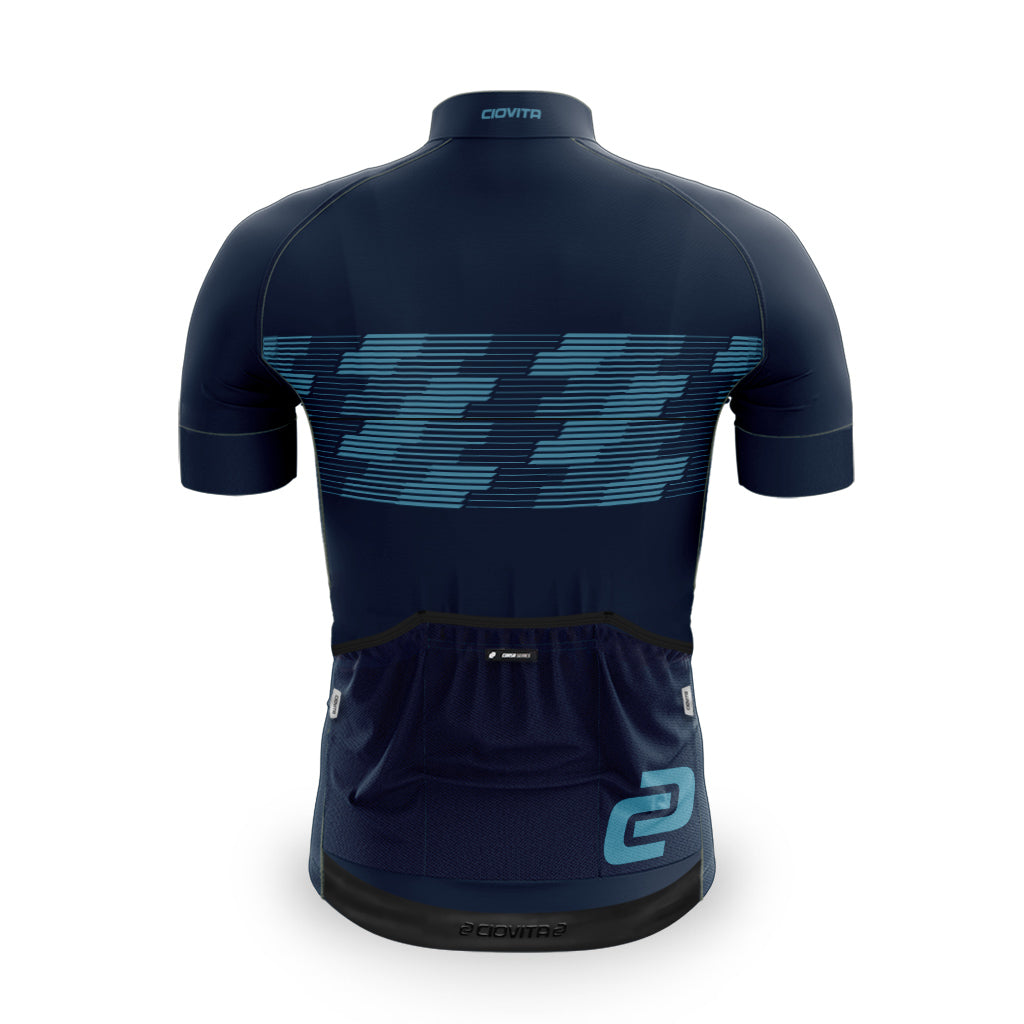 Ciovita Men's Navy Etape Sport Fit Jersey - biket.co.za