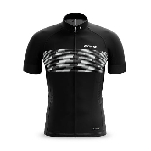 Ciovita Men's Black Etape Sport Fit Jersey - biket.co.za