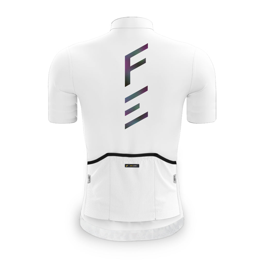 Ciovita Men's Apex Fusion Pro Fit Jersey (White) - biket.co.za