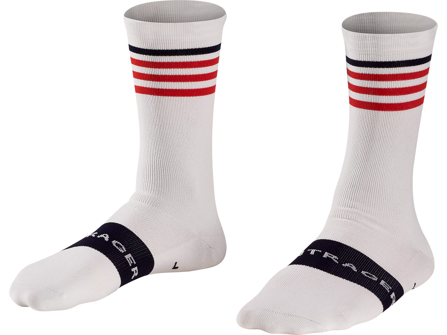 Bontrager Race Crew Cycling Socks - White/Red - biket.co.za