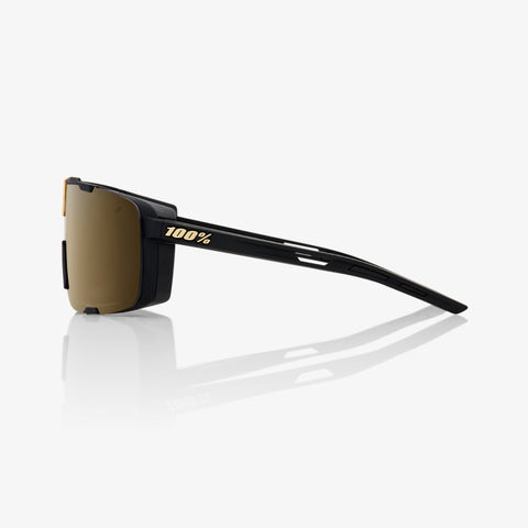 100% EASTCRAFT - Soft Tact Black - Soft Gold Mirror Lens - biket.co.za