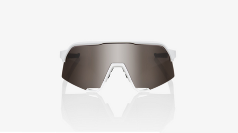 100% S3 - Matte White - Hiper Silver Lens - biket.co.za