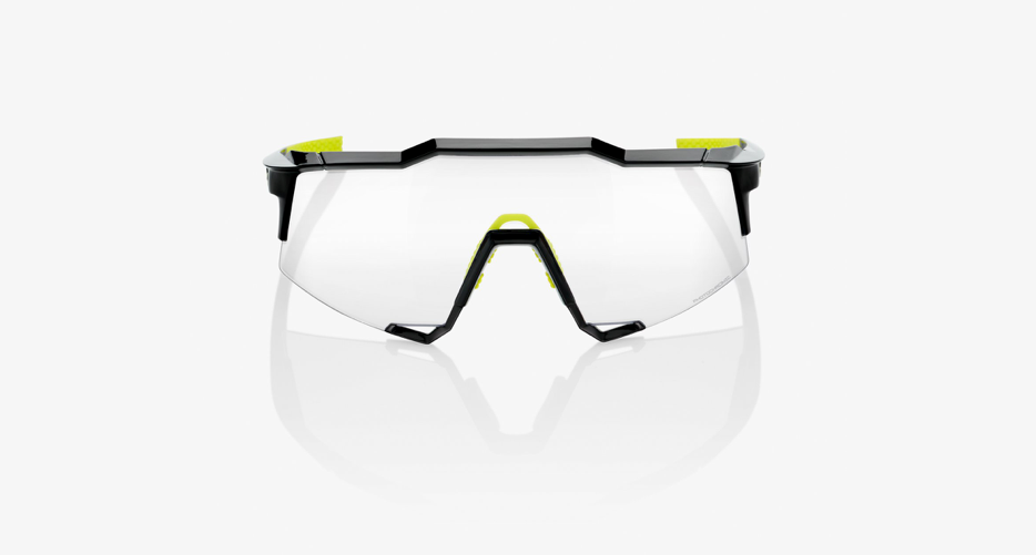 100% Speedcraft - Gloss Black - Photochromic Lens - biket.co.za