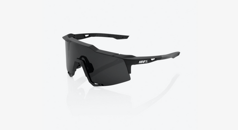 100% Speedcraft - Soft Tact Black - Smoke Lens - biket.co.za