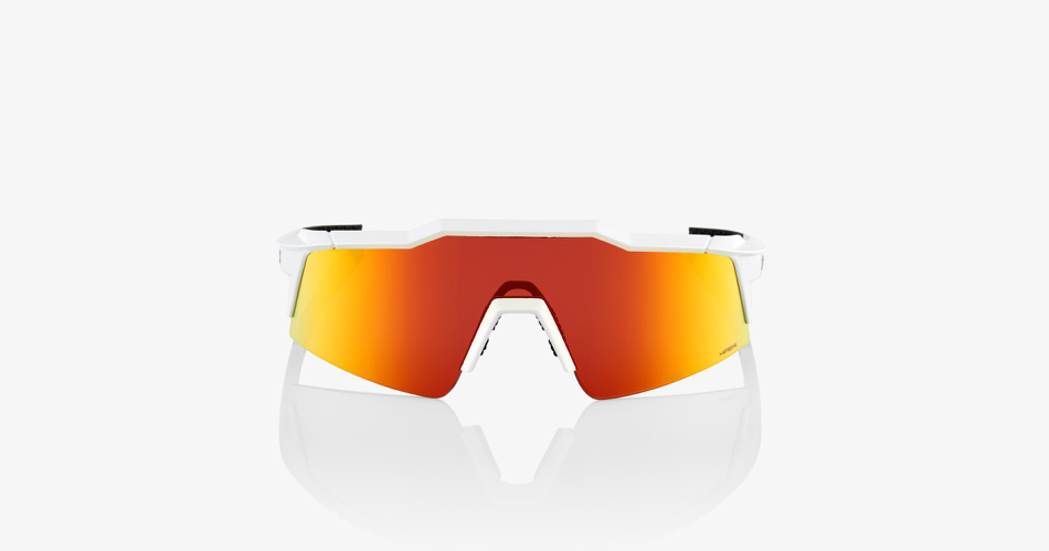 100% Speedcraft SL - Soft Tact Off White - Hiper Red Multilayer Mirror Lens - biket.co.za