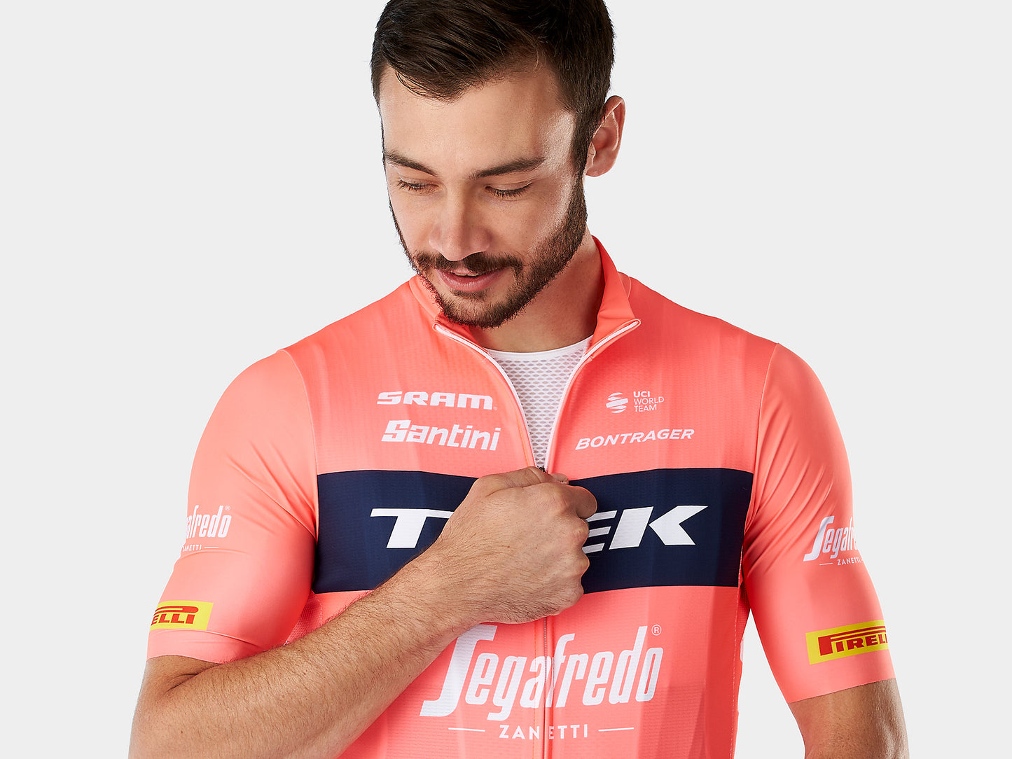 Santini Trek-Segafredo Men's Team Replica Training Jersey - biket.co.za
