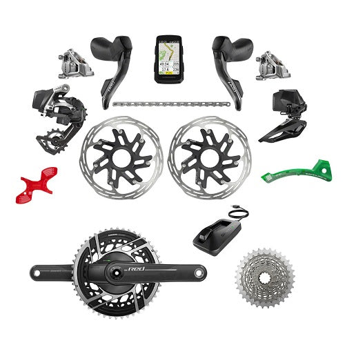 SRAM RED AXS GROUPSET 2X12SPD FM 10-33 172.5MM 50/37 +HH E1 – biket.co.za