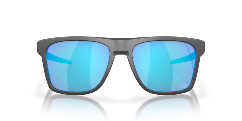 Oakley Leffingwell Maverick Viñales Signature Series Matte Dark Grey- Prizm Sapphire - biket.co.za