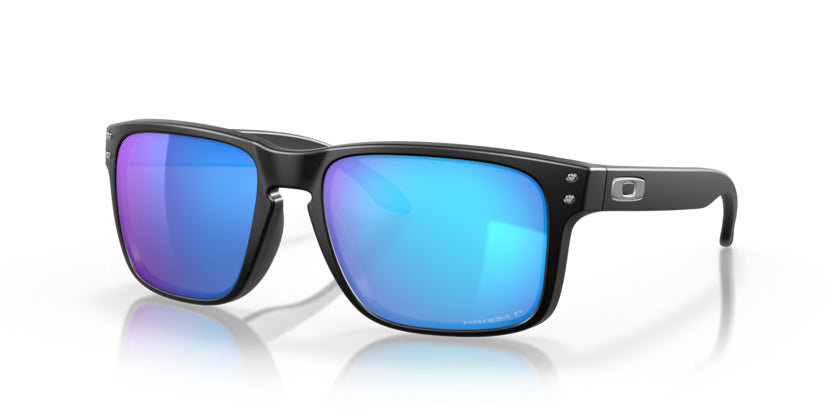 Oakley Holbrook Matte Black- Prizm Sapphire Polarized - biket.co.za