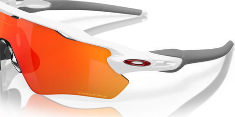 Oakley Radar® EV Path® Team Colours- Polished white Prizm Ruby