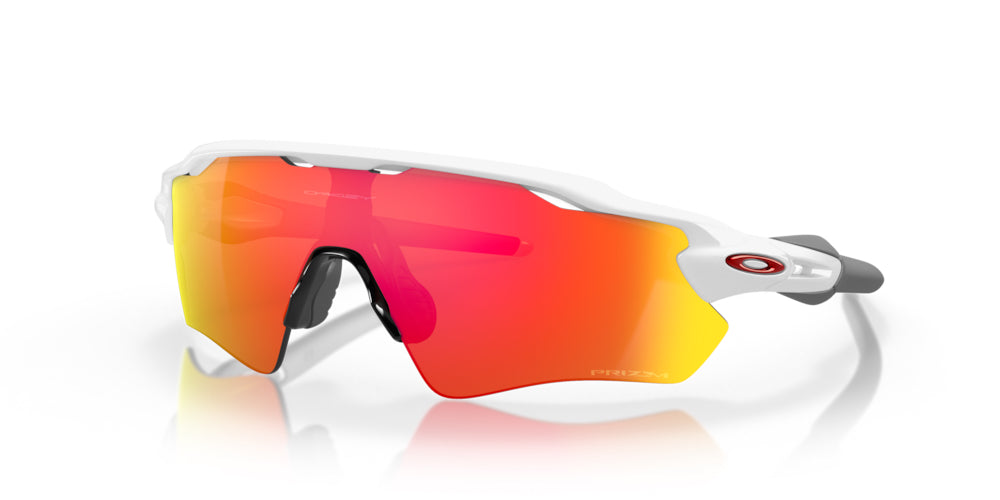 Oakley Radar® EV Path® Team Colours- Polished white Prizm Ruby - biket.co.za