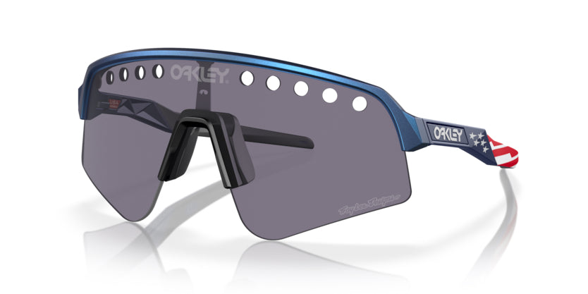 Oakley Sutro Lite -Sweep Troy lee designs blue colorshift Prizm Grey - biket.co.za