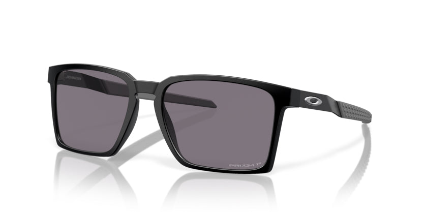 Oakley Exchange Sun- Satin Black Prizm Grey Polarized - biket.co.za