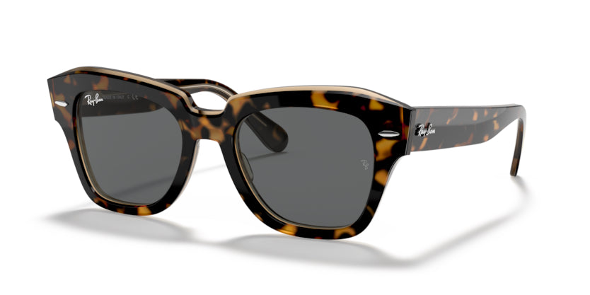 Ray-Ban State Street- Havana on Transparent Brown - biket.co.za