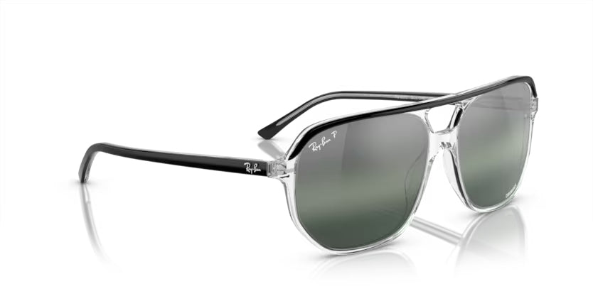 
                  
                    Ray-Ban Bill One Black Transparent- Silver Blue Chromance/Polarized - biket.co.za
                  
                