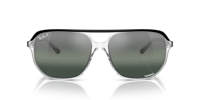 Ray-Ban Bill One Black Transparent- Silver Blue Chromance/Polarized - biket.co.za