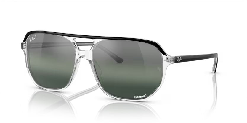 Ray-Ban Bill One Black Transparent- Silver Blue Chromance/Polarized - biket.co.za