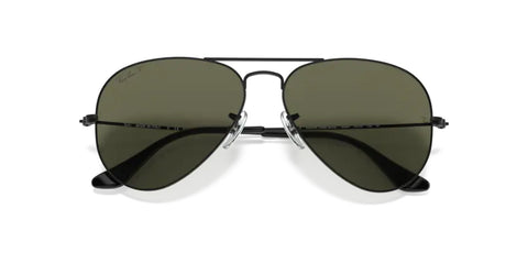 Ray-Ban Aviator Large- Polished Black Polarized - biket.co.za