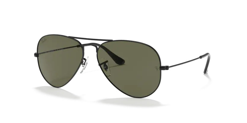 Ray-Ban Aviator Large- Polished Black Polarized - biket.co.za