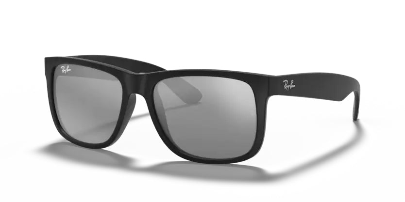 Ray-Ban Justin- Black- Grey Mirror Silver - biket.co.za