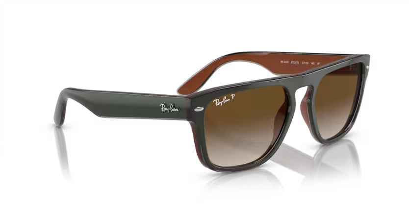 
                  
                    Ray-Ban Green, Dark Grey & Transparent Brown- Brown Gradient Polarized - biket.co.za
                  
                