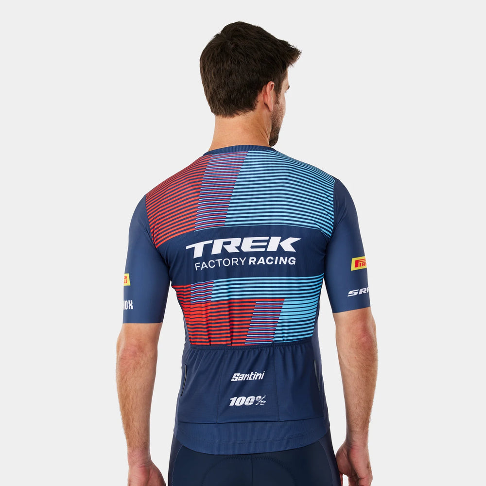 Santini Trek Factory Racing Men’s Team Replica Cycling Jersey - biket.co.za