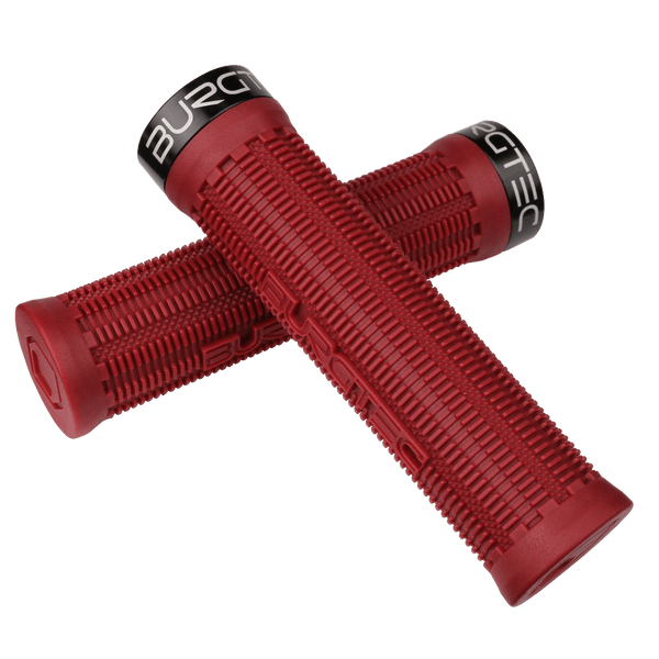 Burgtec Bartender Pro Lock-on Grip- Race Red - biket.co.za