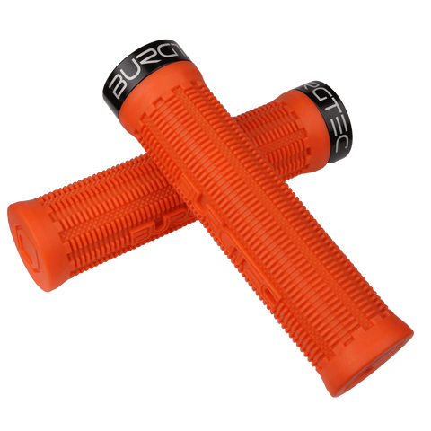 Burgtec Bartender Pro Greg Minnaar Lock-on Grip- Iron Bro Orange