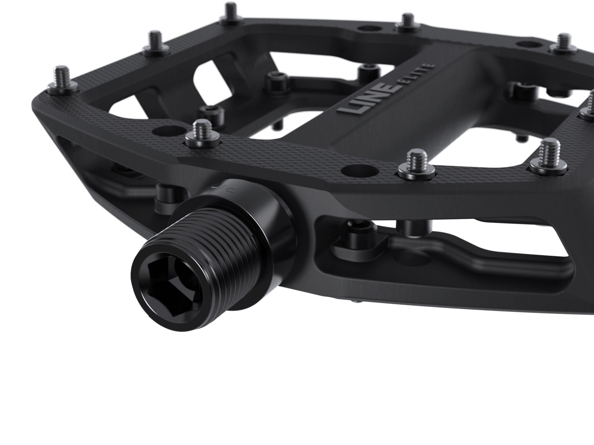 Trek Line Elite Flat Pedal Set Matte Black biket .za