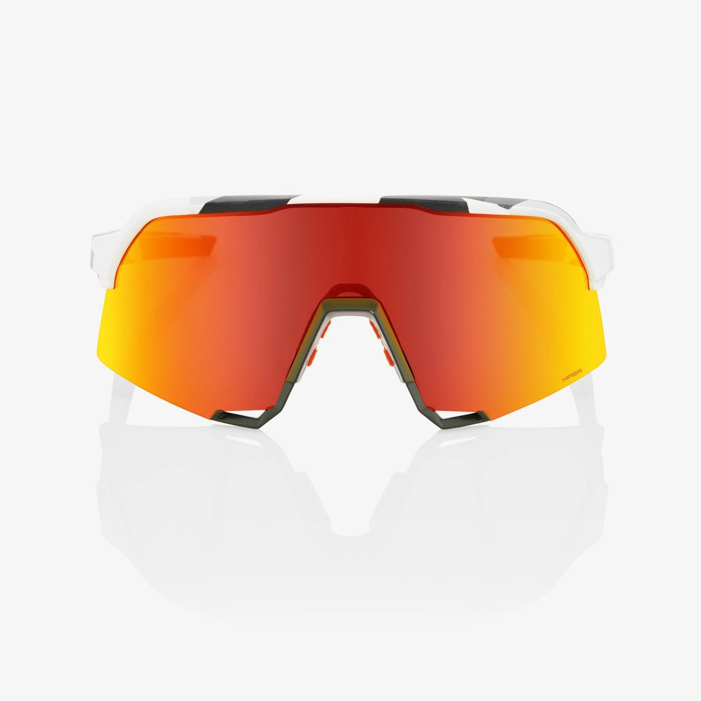 100% S3™ Soft Tact Grey Camo HiPER® Red Multilayer Mirror Lens - biket.co.za