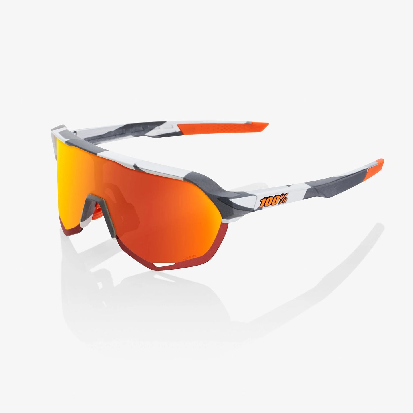 100% S2® Soft Tact Grey Camo HiPER® Red Multilayer Mirror Lens - biket.co.za