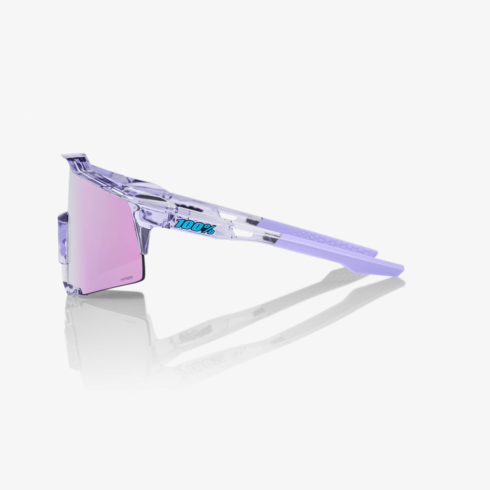 SPEEDCRAFT® Polished Translucent Lavender HiPER® Lavender Mirror Lens - biket.co.za