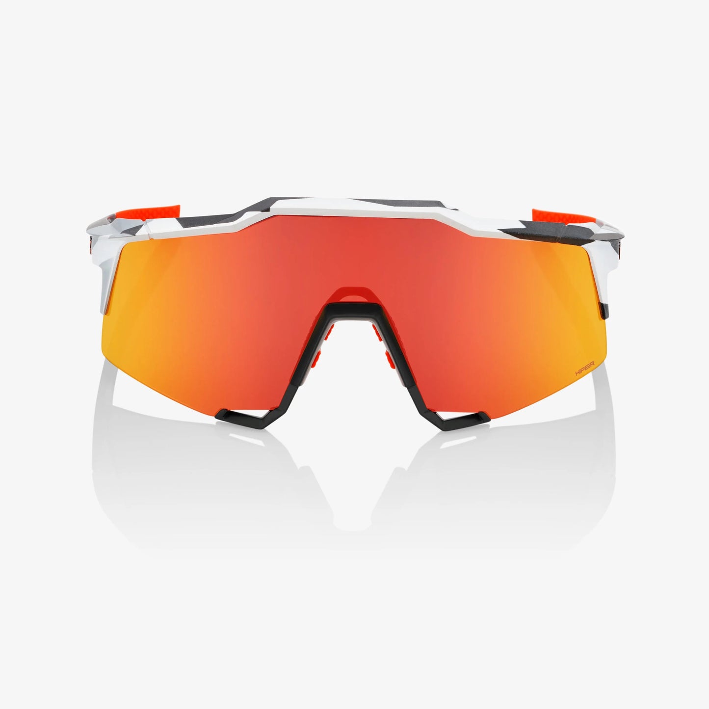 100% SPEEDCRAFT® Soft Tact Grey Camo HiPER® Red Multilayer Mirror Lens - biket.co.za