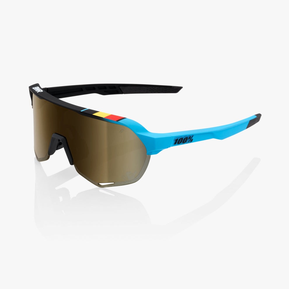 100% S2 - BWR Black - Soft Gold Mirror Lens - biket.co.za