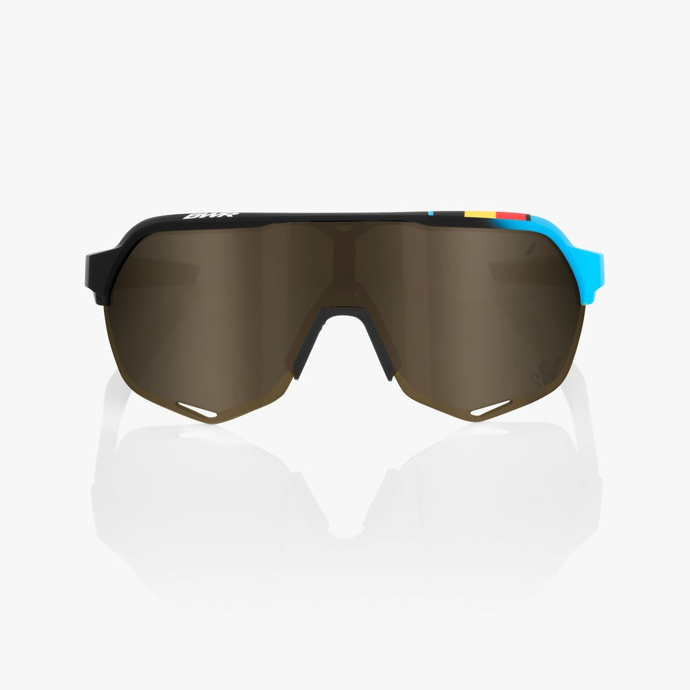 100% S2 - BWR Black - Soft Gold Mirror Lens - biket.co.za