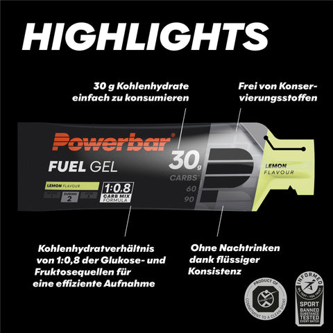 PowerBar Fuel Gel- Lemon 50ml