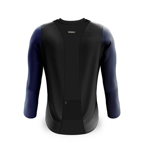 Ciovita Mens AR Long Sleeve Trail Tee- Black/ Navy - biket.co.za