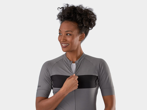 Trek Circuit Women's LTD Cycling Jersey - Charcoal/Black