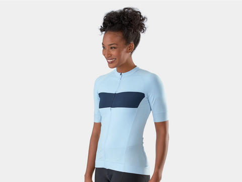 Trek Circuit Women's LTD Cycling Jersey - Dusty Blue/Deep Dark Blue