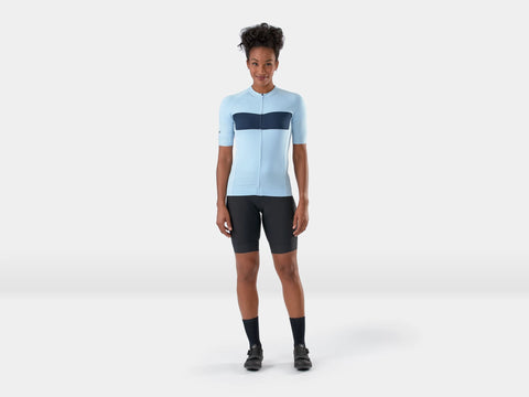 Trek Circuit Women's LTD Cycling Jersey - Dusty Blue/Deep Dark Blue